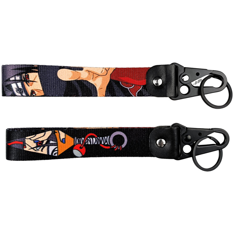 Epic Naruto JDM Lanyard Keychain featuring bold designs of Naruto, Sasuke, Sakura, and the Hidden Leaf Village emblem. Made from high-quality, durable fabric with vibrant, double-sided prints, this lanyard is perfect for holding keys, ID badges, or adding a touch of shinobi style to your backpack. Fusing the ninja adventures of Naruto with JDM flair, it’s a must-have accessory for anime lovers and car enthusiasts ready to carry the will of fire and their love for both worlds wherever they go.