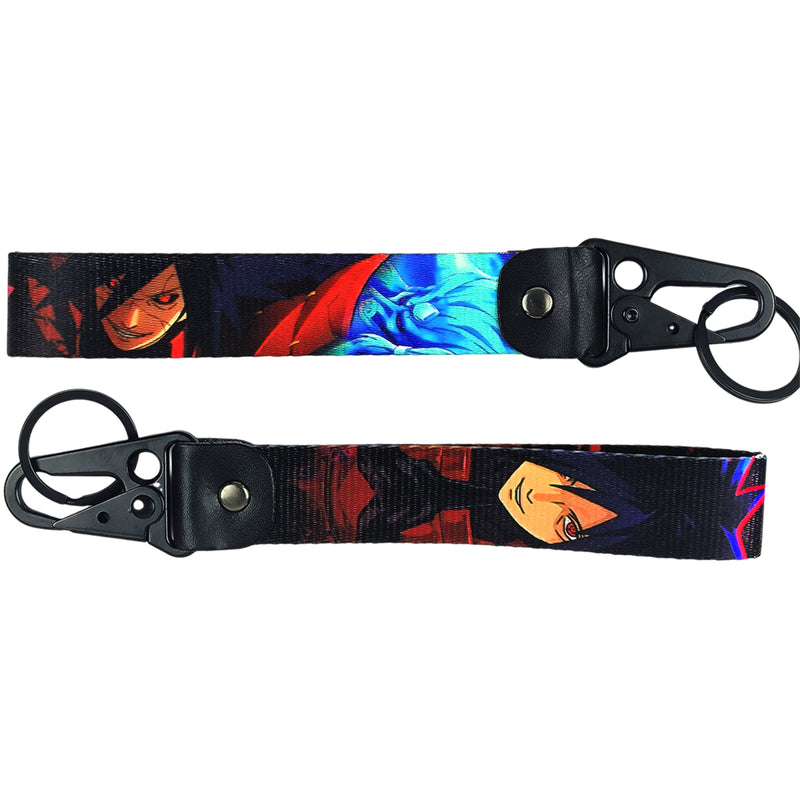 Epic Naruto JDM Lanyard Keychain featuring bold designs of Naruto, Sasuke, Sakura, and the Hidden Leaf Village emblem. Made from high-quality, durable fabric with vibrant, double-sided prints, this lanyard is perfect for holding keys, ID badges, or adding a touch of shinobi style to your backpack. Fusing the ninja adventures of Naruto with JDM flair, it’s a must-have accessory for anime lovers and car enthusiasts ready to carry the will of fire and their love for both worlds wherever they go.