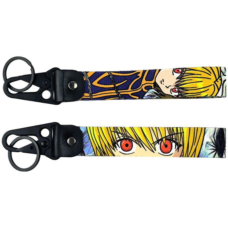 Adventurous Hunter x Hunter JDM Lanyard Keychain featuring eye-catching designs of Gon, Killua, Kurapika, and Hisoka. Made from durable, high-quality fabric with vibrant, double-sided prints, this lanyard is perfect for keeping keys, ID badges, or adding a touch of Nen-powered style to your backpack. Combining the thrilling world of Hunter x Hunter with JDM aesthetics, it’s a must-have accessory for anime fans and car culture enthusiasts who want to carry the spirit of adventure and strength wherever you go