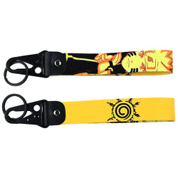 Epic Naruto JDM Lanyard Keychain featuring bold designs of Naruto, Sasuke, Sakura, and the Hidden Leaf Village emblem. Made from high-quality, durable fabric with vibrant, double-sided prints, this lanyard is perfect for holding keys, ID badges, or adding a touch of shinobi style to your backpack. Fusing the ninja adventures of Naruto with JDM flair, it’s a must-have accessory for anime lovers and car enthusiasts ready to carry the will of fire and their love for both worlds wherever they go.