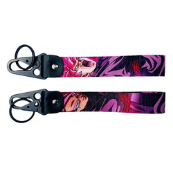 Iconic Dragon Ball Z JDM Lanyard Keychain featuring powerful designs of Goku, Vegeta, Gohan, and the Dragon Ball Z logo. Made from high-quality, durable fabric with vibrant, double-sided prints, this lanyard is perfect for securing keys, ID badges, or adding a burst of Saiyan energy to your backpack. Fusing the intense battles of Dragon Ball Z with JDM style, it's a must-have accessory for anime lovers and car enthusiasts who want to keep their power levels high every day.