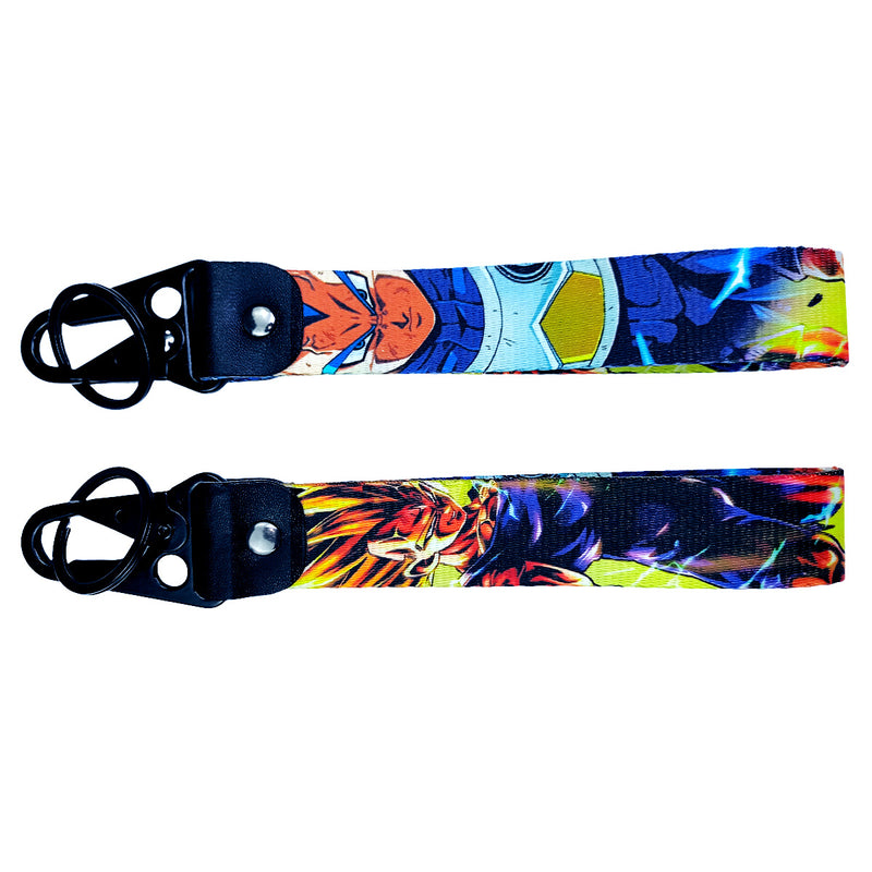 Iconic Dragon Ball Z JDM Lanyard Keychain featuring powerful designs of Goku, Vegeta, Gohan, and the Dragon Ball Z logo. Made from high-quality, durable fabric with vibrant, double-sided prints, this lanyard is perfect for securing keys, ID badges, or adding a burst of Saiyan energy to your backpack. Fusing the intense battles of Dragon Ball Z with JDM style, it's a must-have accessory for anime lovers and car enthusiasts who want to keep their power levels high every day.