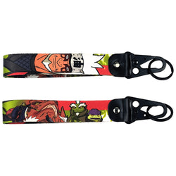 Epic Naruto JDM Lanyard Keychain featuring bold designs of Naruto, Sasuke, Sakura, and the Hidden Leaf Village emblem. Made from high-quality, durable fabric with vibrant, double-sided prints, this lanyard is perfect for holding keys, ID badges, or adding a touch of shinobi style to your backpack. Fusing the ninja adventures of Naruto with JDM flair, it’s a must-have accessory for anime lovers and car enthusiasts ready to carry the will of fire and their love for both worlds wherever they go.