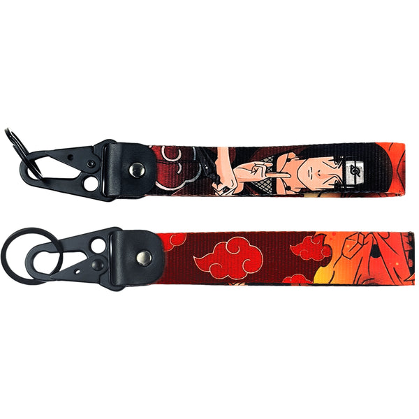 Epic Naruto JDM Lanyard Keychain featuring bold designs of Naruto, Sasuke, Sakura, and the Hidden Leaf Village emblem. Made from high-quality, durable fabric with vibrant, double-sided prints, this lanyard is perfect for holding keys, ID badges, or adding a touch of shinobi style to your backpack. Fusing the ninja adventures of Naruto with JDM flair, it’s a must-have accessory for anime lovers and car enthusiasts ready to carry the will of fire and their love for both worlds wherever they go.