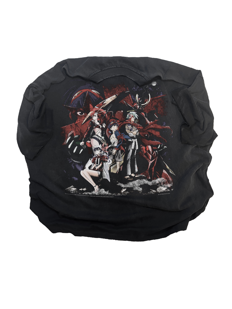 Gurren Lagann Vintage Oversized Anime Graphic T-Shirt