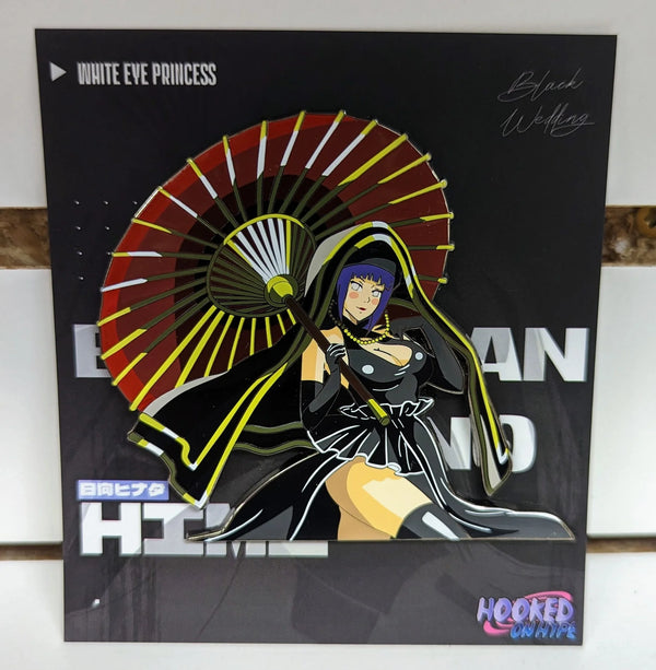 Hinata Hyuga Enamel Pin Collection – Limited Edition Collectibles Featuring Hinata from Naruto. Premium Black Nickel Finish, Hard Enamel with Print Details, Numbered with Lasered Logo, Large 3 Inches (7.6 cm), Double Butterfly Clutch for Secure Attachment. Perfect Anime Merchandise for Naruto and Hinata Hyuga Fans, Collectors, and Enthusiasts. Includes Exclusive Hinata Hyuga Design, Anime Accessories, Otaku Gifts, Anime Convention Collectibles, and Cosplay Accessories.