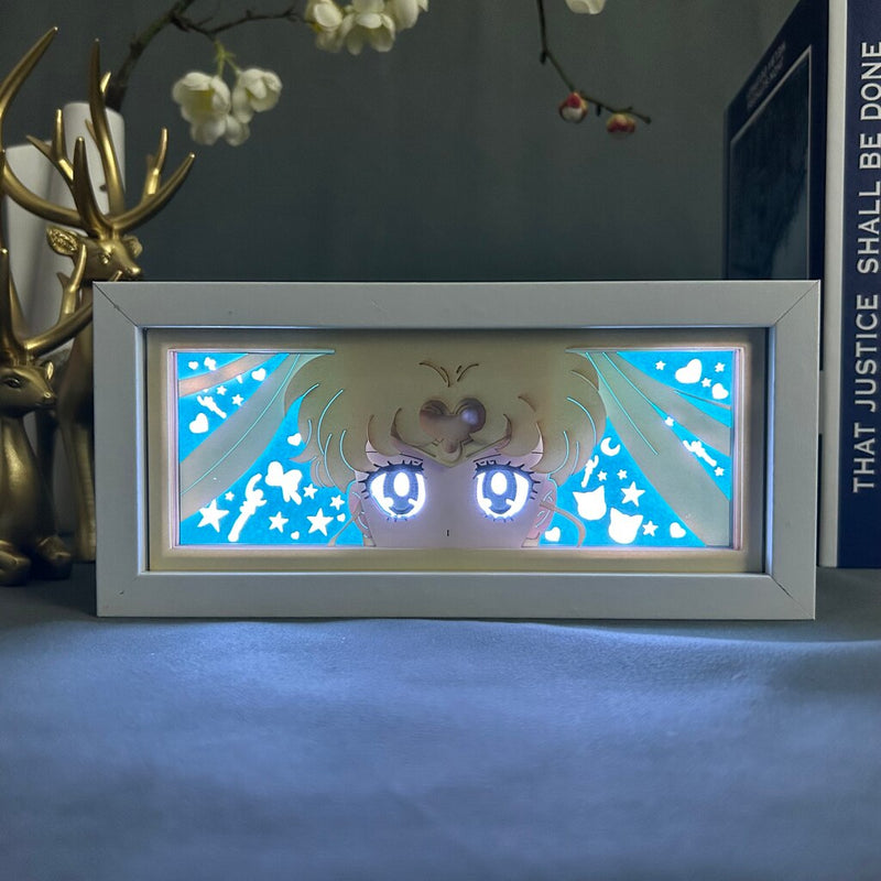 Anime Light Box, Otaku Shelf Decor