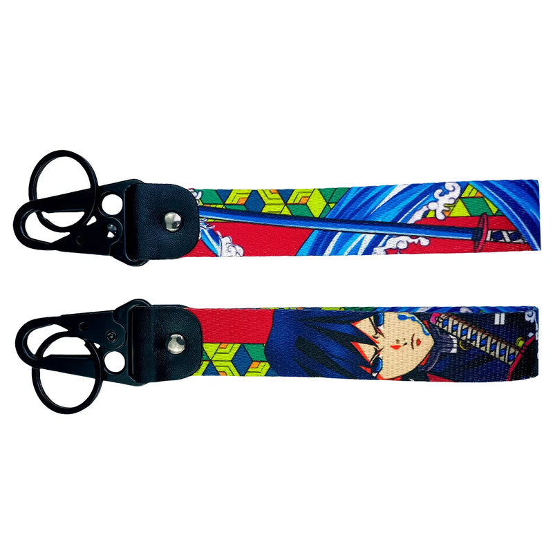 Bold Demon Slayer JDM Lanyard Keychain featuring stunning designs of Tanjiro, Nezuko, Zenitsu, and Inosuke. Made from durable, high-quality fabric with vibrant, double-sided prints, this lanyard is perfect for securing keys, ID badges, or adding a stylish touch to your backpack. Combining the fierce energy of Demon Slayer with JDM aesthetics, it’s a must-have accessory for anime enthusiasts and car culture fans who want to showcase their love for the Demon Slayer Corps wherever they go.