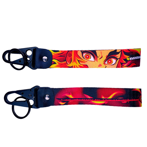 Bold Demon Slayer JDM Lanyard Keychain featuring stunning designs of Tanjiro, Nezuko, Zenitsu, and Inosuke. Made from durable, high-quality fabric with vibrant, double-sided prints, this lanyard is perfect for securing keys, ID badges, or adding a stylish touch to your backpack. Combining the fierce energy of Demon Slayer with JDM aesthetics, it’s a must-have accessory for anime enthusiasts and car culture fans who want to showcase their love for the Demon Slayer Corps wherever they go.