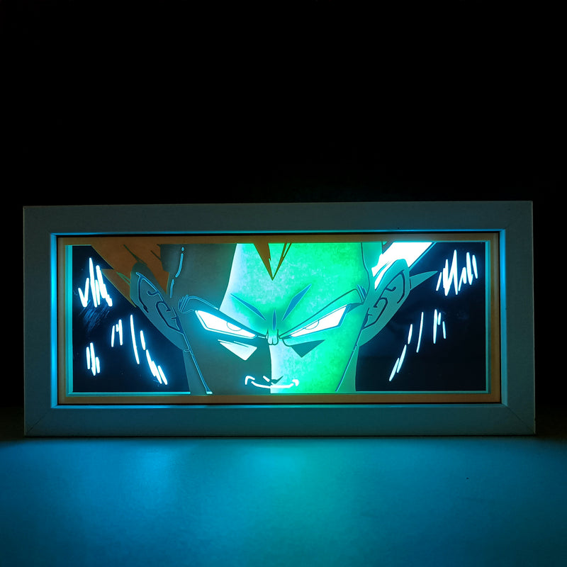 Dragon Ball Z Vegeta Super Saiyan RGB Led Light Box