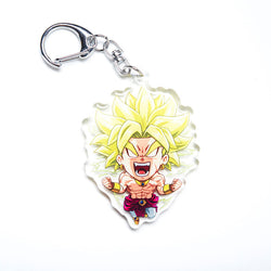 Buy Dragon Ball Z acrylic keychain featuring iconic characters like Goku, Vegeta, and more. This premium 4-inch keychain with a 2.4-inch anime figure offers vibrant, scratch-resistant colors and a glitter epoxy coating. Ideal for keychains, backpacks, lanyards, and Ita bags. A limited edition design perfect for Dragon Ball Z collectors, otaku, and anime fans. Includes a durable silver D-clasp for long-lasting use. Perfect anime gift.