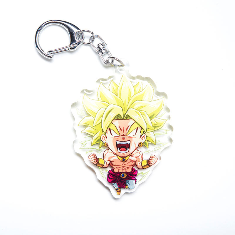 Buy Dragon Ball Z acrylic keychain featuring iconic characters like Goku, Vegeta, and more. This premium 4-inch keychain with a 2.4-inch anime figure offers vibrant, scratch-resistant colors and a glitter epoxy coating. Ideal for keychains, backpacks, lanyards, and Ita bags. A limited edition design perfect for Dragon Ball Z collectors, otaku, and anime fans. Includes a durable silver D-clasp for long-lasting use. Perfect anime gift.