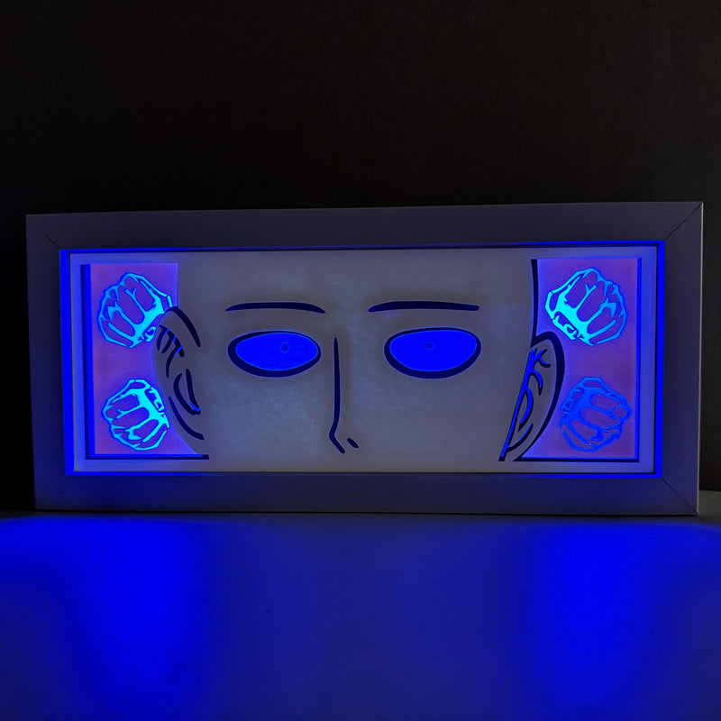 One Punch Man Saitama RGB Led Light Box