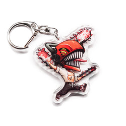 Buy Chainsaw Man Anime Acrylic Keychain Double-Sided Featuring Denji, Pochita, Power, Aki, Makima, Gun Devil, Katana Man, Blood Devil, Chainsaw Transformation, Public Safety Devil Hunters, and Fiend Characters Glitter Epoxy Coating Premium Quality Vibrant Colors Durable Scratch-Resistant 4-Inch Keychain with 2.4-Inch Anime Figure Unique Limited Edition Design by Anime Crush Perfect for Keychains, Car Keyfobs, Backpacks, Lanyards, Ita Bags, Otaku Collectors, and Anime Fans Gift for Manga Lovers Durable Silve