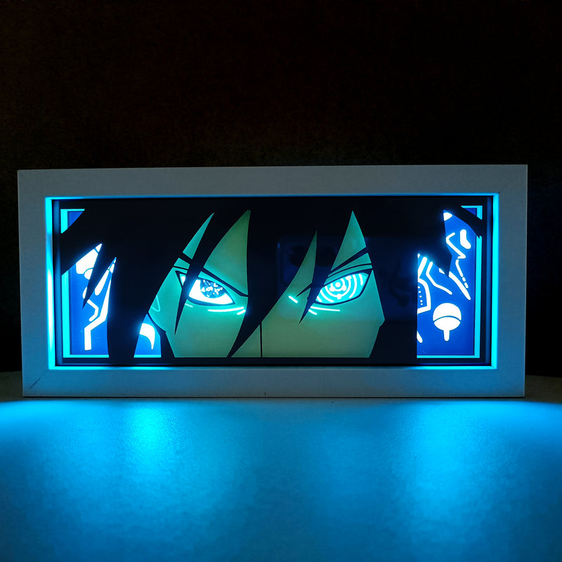 Naruto Sasuke Uchiha RGB Led Light Box Anime Crush