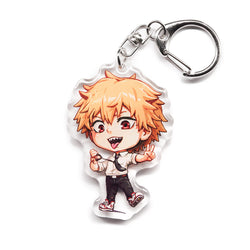 Buy Chainsaw Man Anime Acrylic Keychain Double-Sided Featuring Denji, Pochita, Power, Aki, Makima, Gun Devil, Katana Man, Blood Devil, Chainsaw Transformation, Public Safety Devil Hunters, and Fiend Characters Glitter Epoxy Coating Premium Quality Vibrant Colors Durable Scratch-Resistant 4-Inch Keychain with 2.4-Inch Anime Figure Unique Limited Edition Design by Anime Crush Perfect for Keychains, Car Keyfobs, Backpacks, Lanyards, Ita Bags, Otaku Collectors, and Anime Fans Gift for Manga Lovers Durable Silve