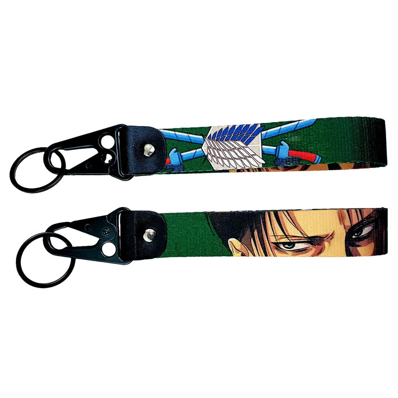 Epic Attack on Titan JDM Lanyard Keychain featuring vivid designs of Eren, Mikasa, Armin, Levi, and the Wings of Freedom emblem. Made from high-quality, durable fabric with bold, double-sided prints, this lanyard is perfect for keys, ID badges, or adding flair to your backpack. Blending the intense spirit of Attack on Titan with JDM style, it’s a must-have for fans who love anime and car culture, honoring the fearless warriors of the Survey Corps and the thrill of the road.