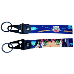 Bold Demon Slayer JDM Lanyard Keychain featuring stunning designs of Tanjiro, Nezuko, Zenitsu, and Inosuke. Made from durable, high-quality fabric with vibrant, double-sided prints, this lanyard is perfect for securing keys, ID badges, or adding a stylish touch to your backpack. Combining the fierce energy of Demon Slayer with JDM aesthetics, it’s a must-have accessory for anime enthusiasts and car culture fans who want to showcase their love for the Demon Slayer Corps wherever they go.