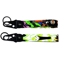 Adventurous One Piece JDM Lanyard Keychain featuring vibrant designs of Luffy, Zoro, Nami, Sanji, and the Straw Hat Pirates Jolly Roger. Made from durable, high-quality fabric with eye-catching, double-sided prints, perfect for keeping keys, ID badges, or adding flair to your backpack. Infusing the thrill of One Piece adventures with JDM style, this lanyard is a must-have for anime and car culture fans ready to sail the Grand Line and show off their passion.