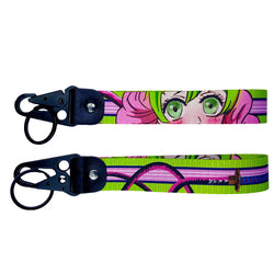 Bold Demon Slayer JDM Lanyard Keychain featuring stunning designs of Tanjiro, Nezuko, Zenitsu, and Inosuke. Made from durable, high-quality fabric with vibrant, double-sided prints, this lanyard is perfect for securing keys, ID badges, or adding a stylish touch to your backpack. Combining the fierce energy of Demon Slayer with JDM aesthetics, it’s a must-have accessory for anime enthusiasts and car culture fans who want to showcase their love for the Demon Slayer Corps wherever they go.