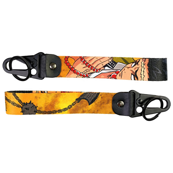 Bold Demon Slayer JDM Lanyard Keychain featuring stunning designs of Tanjiro, Nezuko, Zenitsu, and Inosuke. Made from durable, high-quality fabric with vibrant, double-sided prints, this lanyard is perfect for securing keys, ID badges, or adding a stylish touch to your backpack. Combining the fierce energy of Demon Slayer with JDM aesthetics, it’s a must-have accessory for anime enthusiasts and car culture fans who want to showcase their love for the Demon Slayer Corps wherever they go.