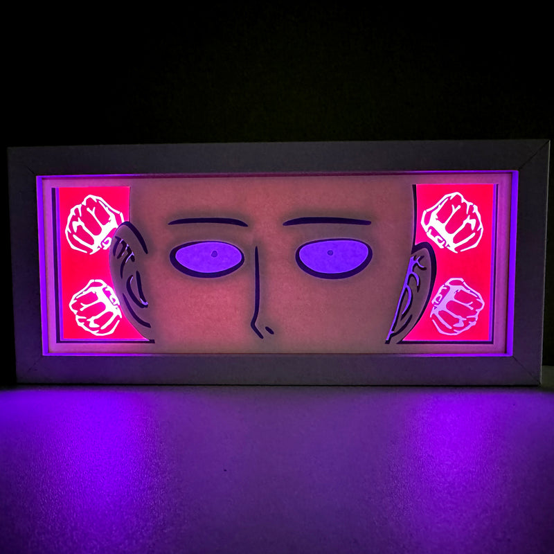 One Punch Man Saitama RGB Led Light Box