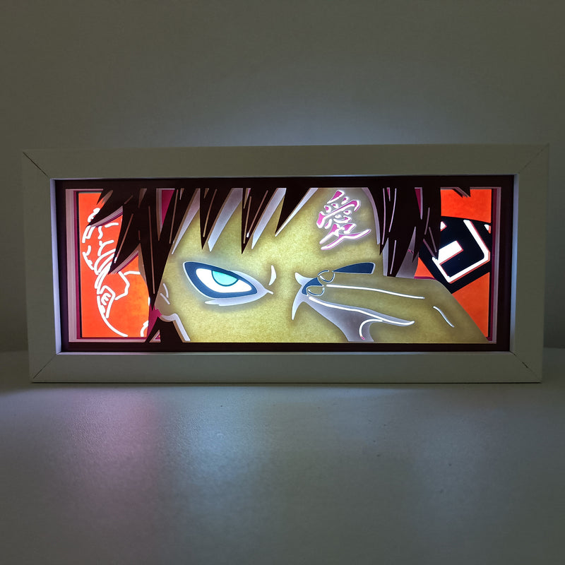 Naruto Gaara RGB Led Light Box