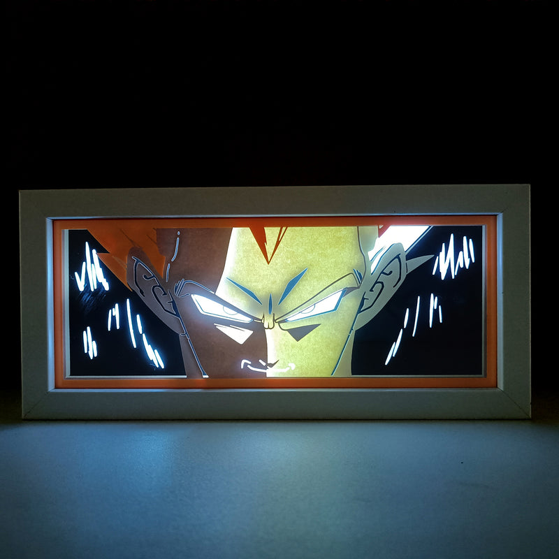 Dragon Ball Z Vegeta Super Saiyan RGB Led Light Box