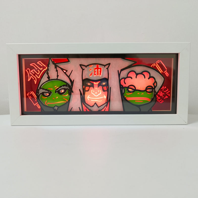 Naruto Jiraiya RGB Led Light Box Anime Crush