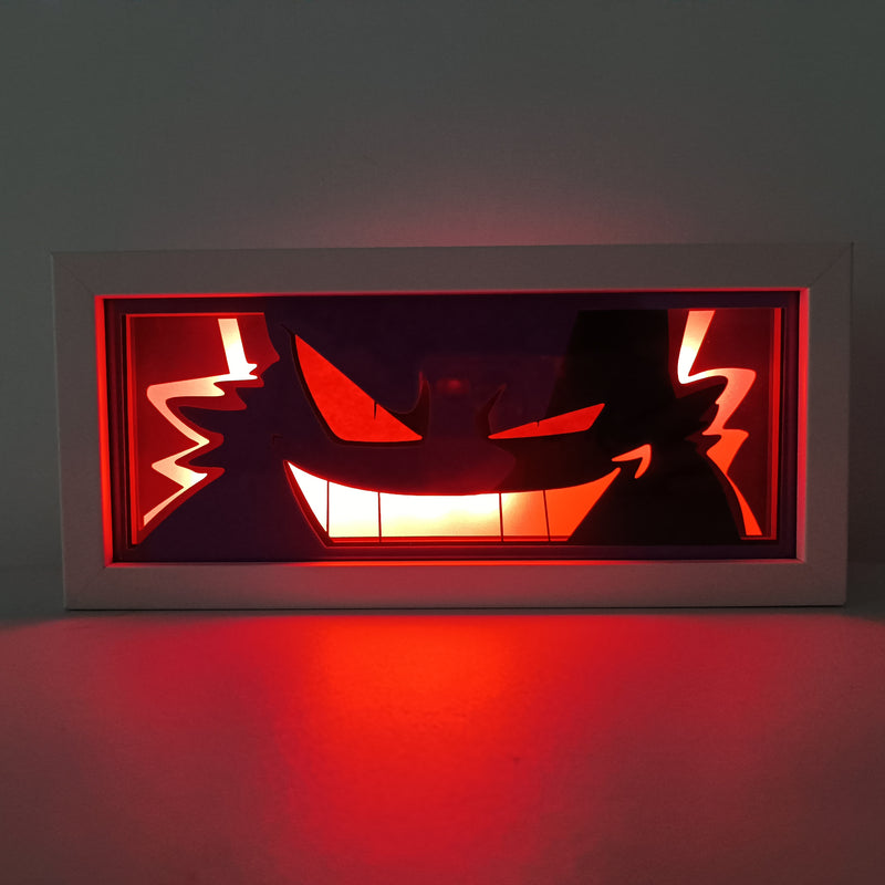 Pokemon Gengar RGB Led Light Box