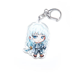 Buy Berserk Anime Acrylic Keychain Double-Sided Featuring Guts, Dragonslayer, Griffith, Behelit, Brand of Sacrifice, Skull Knight, Golden Age, Eclipse, Black Swordsman, Berserker Armor, God Hand, and Falcon of Light Glitter Epoxy Coating Premium Quality Vibrant Colors Durable Scratch-Resistant 4-Inch Keychain with 2.4-Inch Anime Figure Unique Limited Edition Design by Anime Crush Perfect for Keychains, Car Keyfobs, Backpacks, Lanyards, Ita Bags, Otaku Collectors, and Anime Fans Gift for Manga Lovers Durable