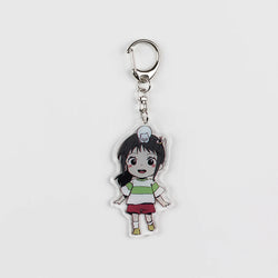 Studio Ghibli Spirited Away Acrylic Keychain – Featuring beloved characters like Chihiro and Haku in chibi style. High-quality acrylic design perfect for Studio Ghibli and Spirited Away fans. Lightweight, durable keychain ideal for keys, bags, or backpacks. Unique accessory for anime collectors and lovers of whimsical, iconic movie art. Perfect gift for fans of Spirited Away and Studio Ghibli memorabilia.