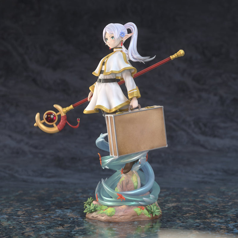 Frieren Beyond Journey’s End anime figures featuring Frieren, Himmel, Fern, Stark, Heiter and Eisen, collectible anime figures by Anime Crush
