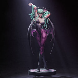 High-quality resin anime figure of Morrigan Aensland from Darkstalkers, showcasing exceptional craftsmanship and intricate detailing. This premium collectible captures Morrigan’s alluring and iconic design, embodying her elegance, power, and charm as the legendary succubus. Perfect for fans of anime figures, fighting game enthusiasts, and Darkstalkers collectors, this figure is a stunning addition to any collection celebrating this timeless character