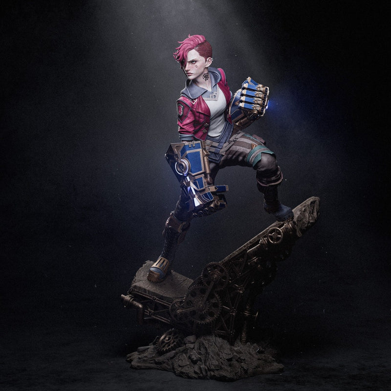 High-quality resin anime figure of Vi from League of Legends and Arcane, featuring exceptional craftsmanship and intricate detailing. This premium collectible captures Vi’s fierce determination and iconic design, showcasing her strength and bold personality as seen in the hit series and game. Perfect for fans of anime figures, Arcane enthusiasts, and League of Legends collectors, this figure is an ideal addition to any collection celebrating the powerful enforcer