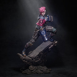 High-quality resin anime figure of Vi from League of Legends and Arcane, featuring exceptional craftsmanship and intricate detailing. This premium collectible captures Vi’s fierce determination and iconic design, showcasing her strength and bold personality as seen in the hit series and game. Perfect for fans of anime figures, Arcane enthusiasts, and League of Legends collectors, this figure is an ideal addition to any collection celebrating the powerful enforcer