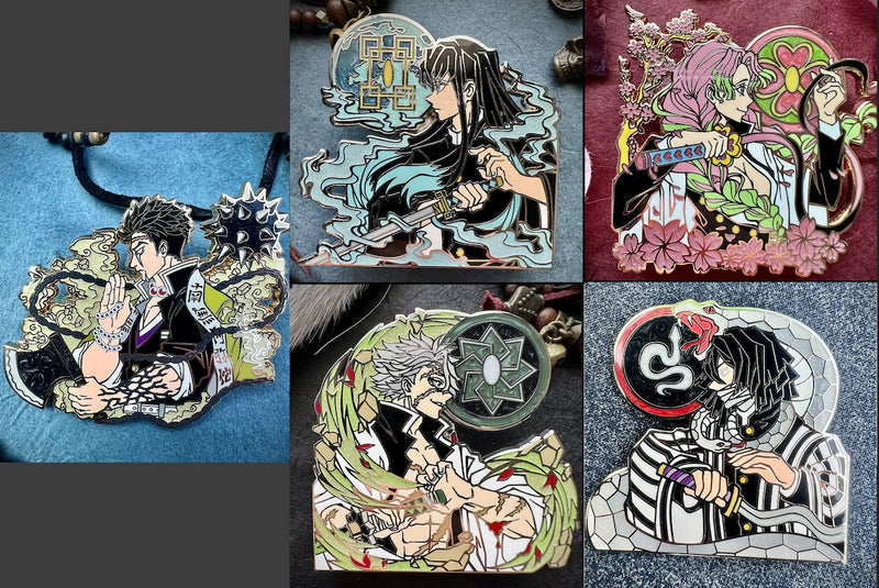 Gyomei Himejima Enamel Pin Collection – Limited Edition Collectibles Featuring Gyomei from Demon Slayer. Premium Black Nickel Finish, Hard Enamel with Print Details, Numbered with Lasered Logo, Large 3 Inches (7.6 cm), Double Butterfly Clutch for Secure Attachment. Perfect Anime Merchandise for Demon Slayer and Gyomei Himejima Fans, Collectors, and Enthusiasts. Includes Exclusive Gyomei Himejima Design, Anime Accessories, Otaku Gifts, Anime Convention Collectibles, and Cosplay Accessories.