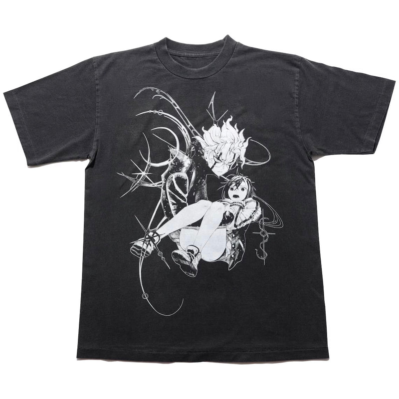 Dandadan Ken Takakura x Momo Ayase Vintage Anime Oversized Graphic T-Shirt