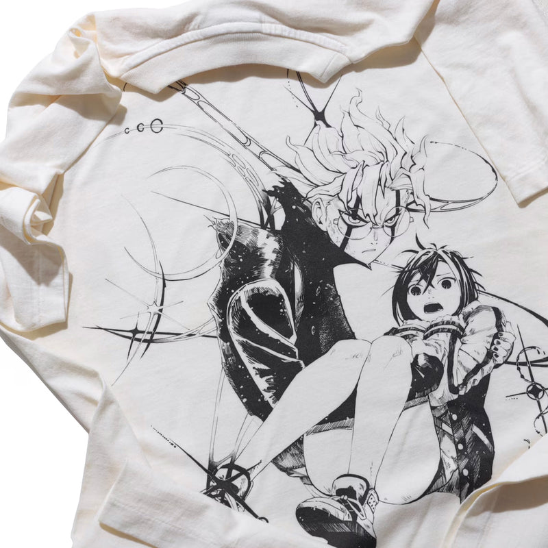 White  Ivory Dandadan T-shirt – the ultimate anime merch for fans of the hit manga Dandadan. Featuring bold designs inspired by Ken Takakura, Momo Ayase, Turbo Granny, Okarun, and Yokarun. This premium Dandadan Tee is crafted from high-quality cotton, perfect for Otaku streetwear, manga collectors, and anime enthusiasts. Shop now to own stylish Dandadan apparel and celebrate your favorite characters!