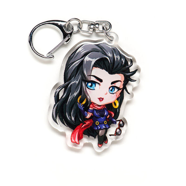 Buy JoJo's Bizarre Adventure acrylic keychain featuring iconic characters like Jotaro, Dio, and Star Platinum. This premium 4-inch keychain with a 2.4-inch anime figure offers vibrant, scratch-resistant colors and a glitter epoxy coating. Ideal for keychains, backpacks, lanyards, and Ita bags. A limited edition design perfect for JoJo's Bizarre Adventure fans, otaku, and anime collectors. Includes a durable silver D-clasp for long-lasting use. Perfect anime gift for JoJo enthusiasts