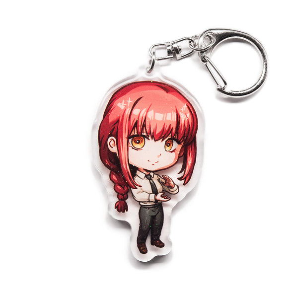 Buy Chainsaw Man Anime Acrylic Keychain Double-Sided Featuring Denji, Pochita, Power, Aki, Makima, Gun Devil, Katana Man, Blood Devil, Chainsaw Transformation, Public Safety Devil Hunters, and Fiend Characters Glitter Epoxy Coating Premium Quality Vibrant Colors Durable Scratch-Resistant 4-Inch Keychain with 2.4-Inch Anime Figure Unique Limited Edition Design by Anime Crush Perfect for Keychains, Car Keyfobs, Backpacks, Lanyards, Ita Bags, Otaku Collectors, and Anime Fans Gift for Manga Lovers Durable Silve