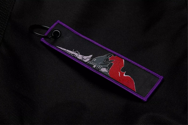 Solo Leveling: Ore dake Level Up na Ken Embroidered Jet Tag featuring Sung Jin-Woo Igris, the Shadow Monarch symbol, and his iconic dual daggers. Crafted from durable, high-quality materials with bold, double-sided embroidery, this jet tag perfectly captures the intense action and dark fantasy of Solo Leveling. Perfect for keys, backpacks, or cars, this collectible is a must-have for fans of Sung Jin-Woo’s journey and anime enthusiasts who love epic leveling-up stories. Show off your love for Solo Leveling