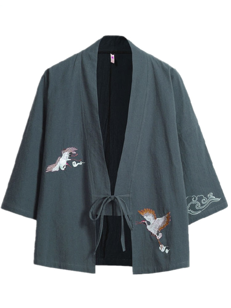 Japanese Embroidered Premium Kimono Haori