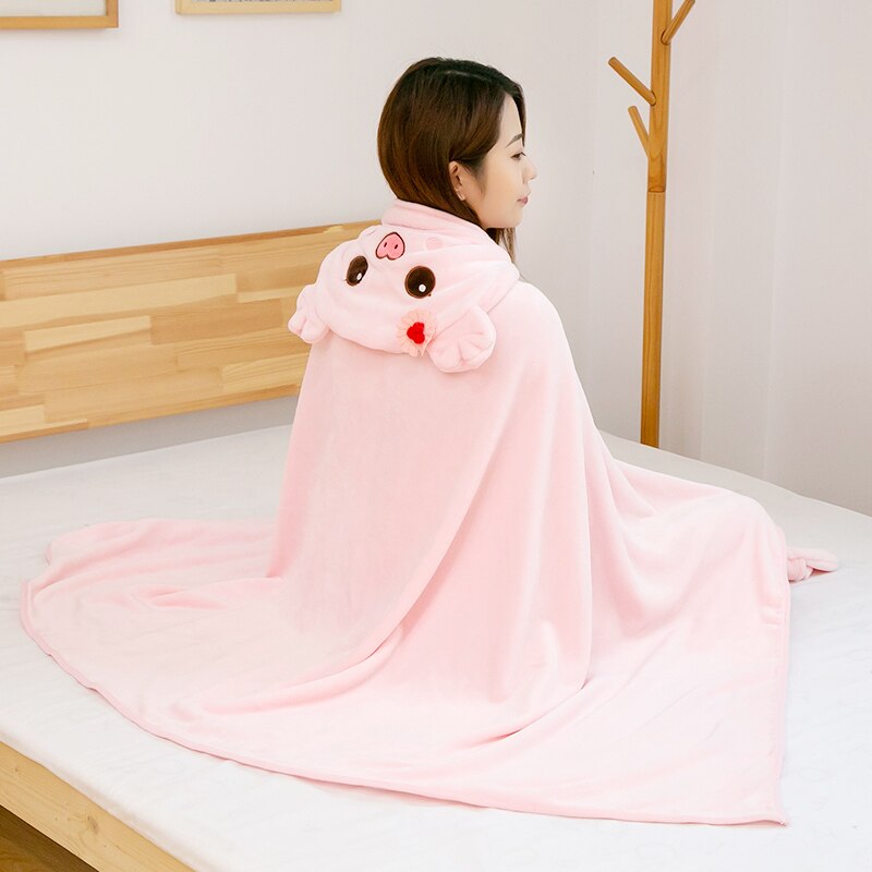 DŌBUTSU Hoodie Blankets