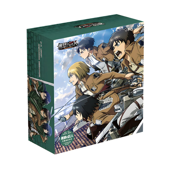 Attack on Titan Shingeki no Kyojin Mystery Box Weeboo Anime Box Manga Box Weeb Box Treasure Box Surprise Box Otaku Box Lucky Box Eren Levi Mikasa Armin Hange Sasha
