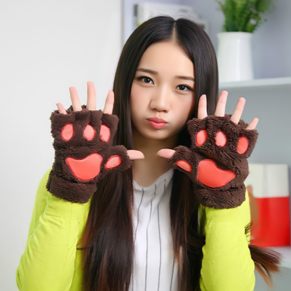 Kawaii Cat Paws Gloves