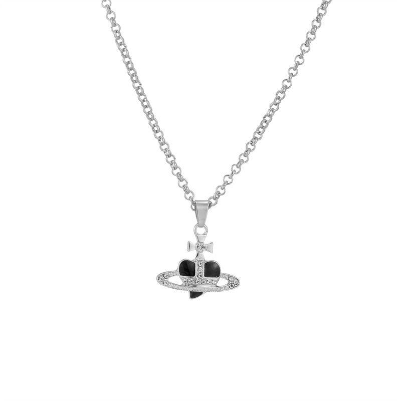 vivienne westwood style  nana anime 3d orbital spinner necklace 80cm chain   eBay