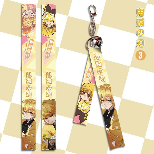 Demon Slayer Ribbon Lanyard Keychains – Anime Crush