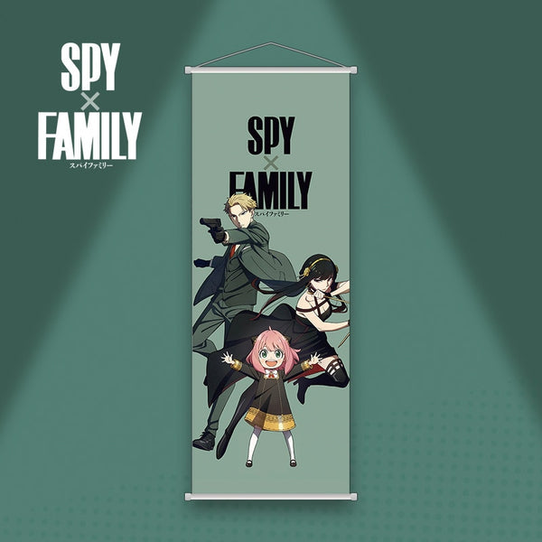 Spy x Family Anime Wall Scroll Poster Room Decoration Wall Art Canvas Painting Anya Loid Yor Forger