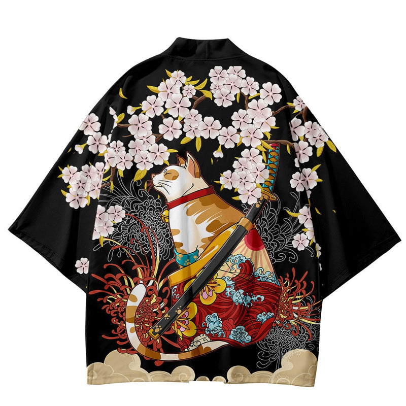 Japanese Casual Kimono Haori - Neko